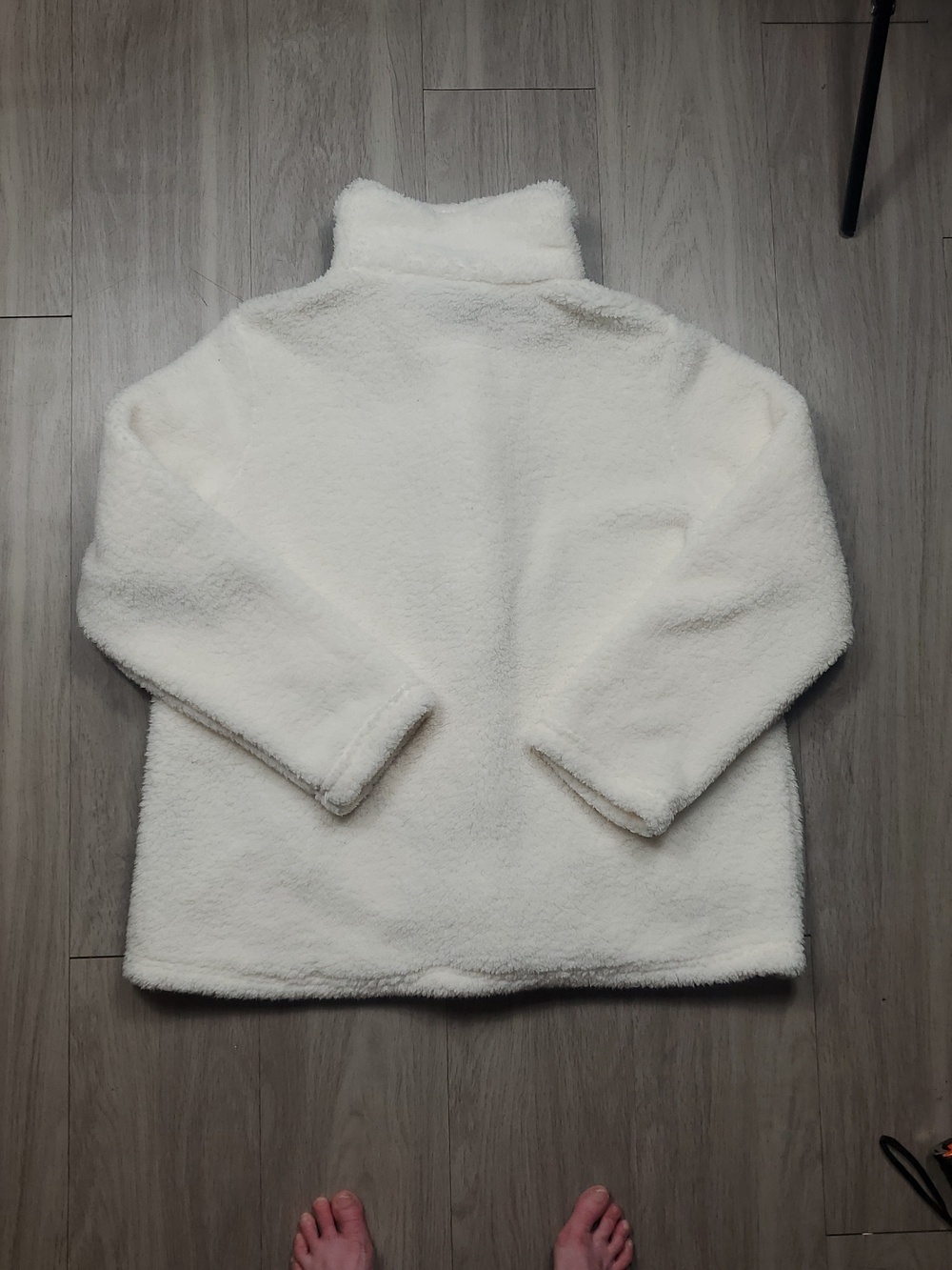 NWT 32 Degrees Heat Sherpa Fleece Jacket Cream Ivory Women's XL - Picture 9 of 9